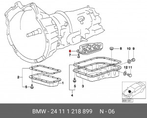 Фильтр масляный АКПП 24 11 1 218 899 BMW
