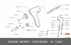 Клапан впускной 13201-9C600 NISSAN