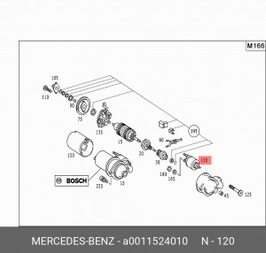 Деталь A 001 152 40 10 MERCEDES BENZ
