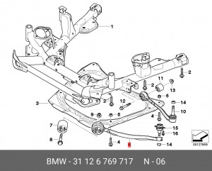 Рычаг подвески 31 12 6 769 717 BMW