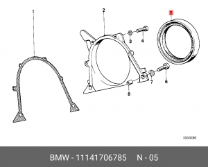 Сальник 11 14 1 706 785 BMW