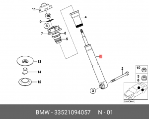 Амортизатор подвески 33 52 1 094 057 BMW