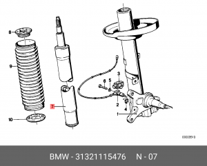 Амортизатор подвески 31 32 1 115 476 BMW