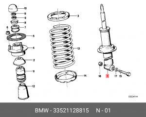 Амортизатор подвески 33 52 1 128 815 BMW