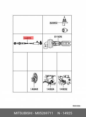 Датчик кислородный (лямбда-зонд) M05269711 MITSUBISHI