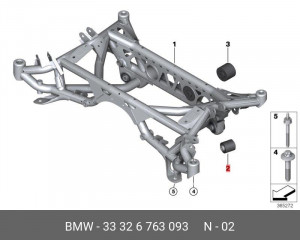 Сайлентблок 33 32 6 763 093 BMW