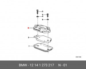 Блок управления электронный 12 14 1 273 217 BMW
