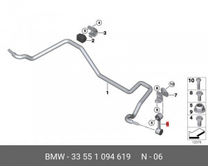 Стойка стабилизатора 33 55 1 094 619 BMW