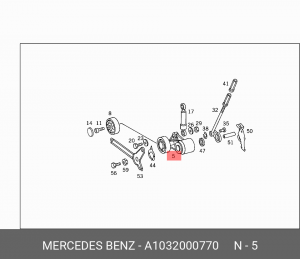 Натяжитель ремня приводного в сборе A1032000770 MERCEDES BENZ