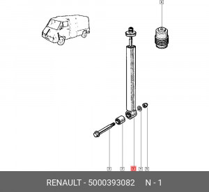 Амортизатор подвески 5000393082 RENAULT