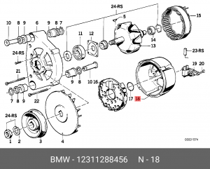 Деталь 12 31 1 288 456 BMW