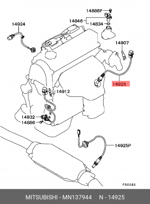 Датчик кислородный (лямбда-зонд) MN137944 MITSUBISHI