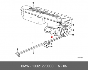 Фильтр топливный 13 32 1 270 038 BMW