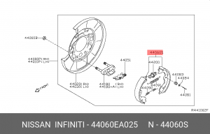 Колодки тормозные барабанные 44060EA025 NISSAN
