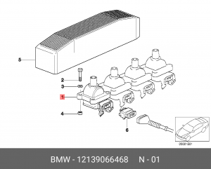 Катушка зажигания 12 13 9 066 468 BMW