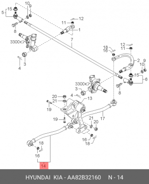 Деталь AA82B32160 HYUNDAI KIA