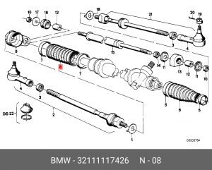 Пыльник рулевой рейки 32 11 1 117 426 BMW