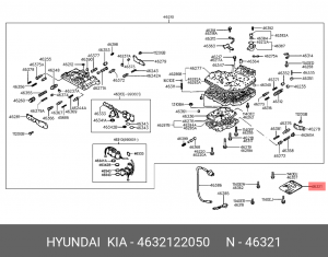 Фильтр масляный АКПП 4632122050 HYUNDAI KIA