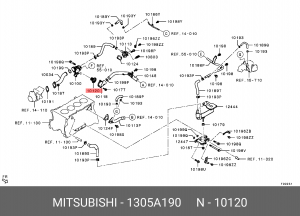 Термостат системы охлаждения 1305A190 MITSUBISHI
