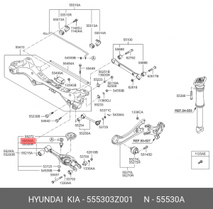 Стойка стабилизатора 55530-3Z001 HYUNDAI KIA