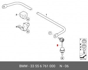 Стойка стабилизатора 33 55 6 761 000 BMW