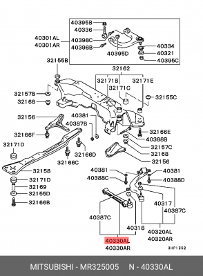 Рычаг подвески MR325005 MITSUBISHI