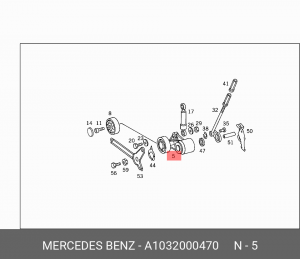 Натяжитель ремня приводного в сборе A1032000470 MERCEDES BENZ