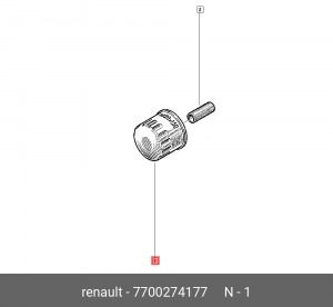 Фильтр масляный двигателя 7700274177 RENAULT