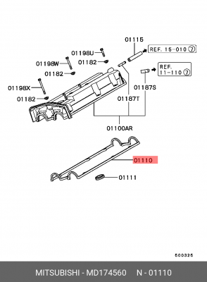 Прокладка крышки распредвала MD174560 MITSUBISHI