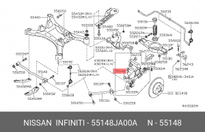 Сайлентблок 55148-JA00A NISSAN