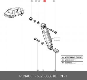 Амортизатор подвески 6025006618 RENAULT