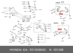 Сайлентблок 5513038002 HYUNDAI KIA