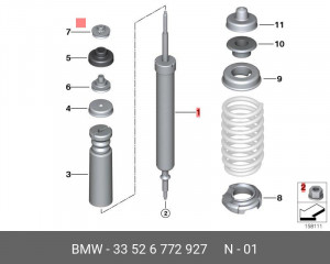 Амортизатор подвески 33 52 6 772 927 BMW