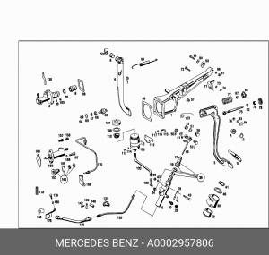 Цилиндр сцепления главный A 000 295 78 06 MERCEDES BENZ