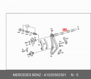 Распредвал A1020502501 MERCEDES BENZ