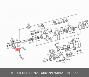 Ремень приводной A0019976092 MERCEDES BENZ