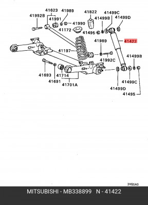Амортизатор подвески MB338899 MITSUBISHI