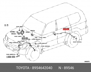 Датчик ABS 89546-42040 TOYOTA
