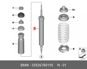Амортизатор подвески 33 52 6 780 195 BMW