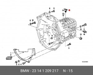 Фонарь заднего хода 23 14 1 209 217 BMW