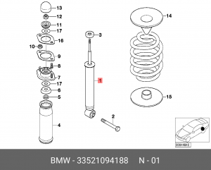 Амортизатор подвески 33 52 1 094 188 BMW
