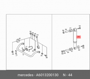 Амортизатор подвески A6013200130 MERCEDES BENZ
