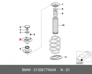 Опора амортизатора подвески 31 30 6 779 604 BMW