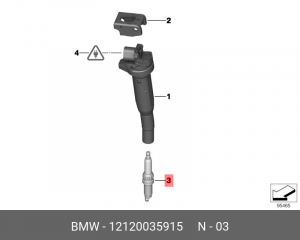 Свеча зажигания 12 12 0 035 915 BMW