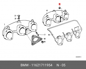 Гайка 11 62 1 711 954 BMW