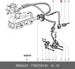 Фильтр топливный 7700728143 RENAULT