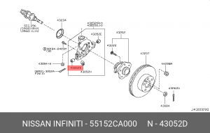 Сайлентблок 55152-CA000 NISSAN