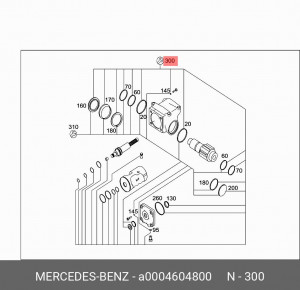 Деталь A 000 460 48 00 MERCEDES BENZ