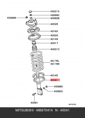 Набор для для регулировки передних стоек подвески MB870414 MITSUBISHI