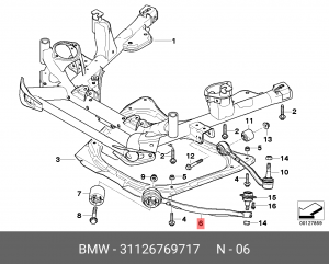 Рычаг подвески 31 12 6 769 717 BMW